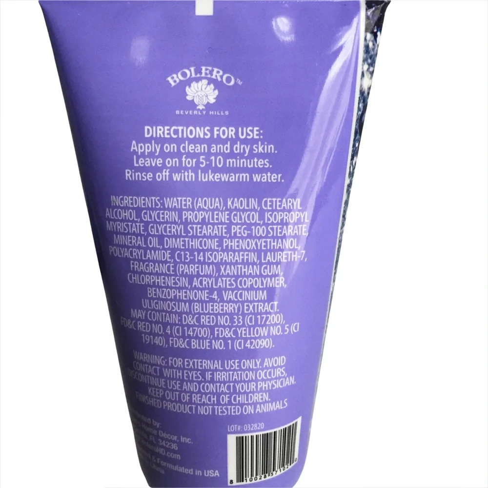 2 Pack BOLERO BEVERLY HILLS Super Berry  Clay Mask Set of 2